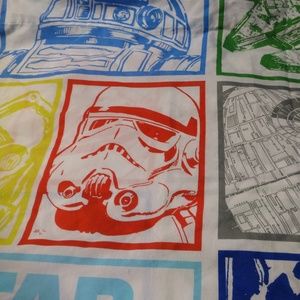 Star war characters twin flat sheet awesome !
